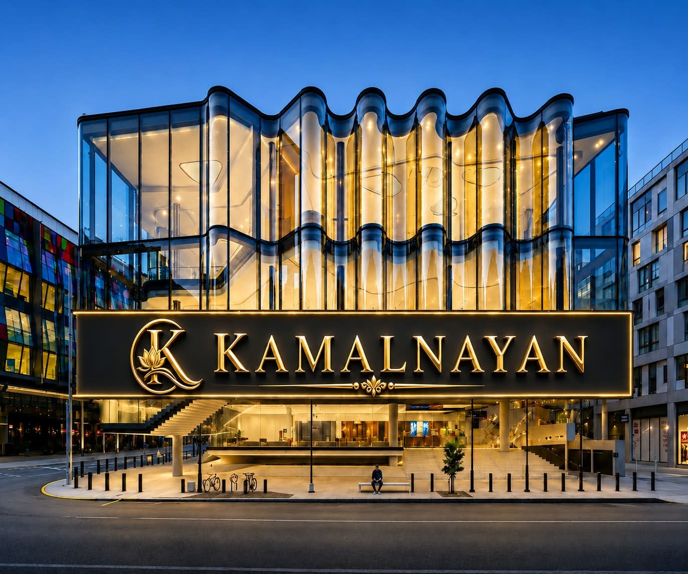 Global institutional landscape representing KAMALNAYAN Group's international outlook