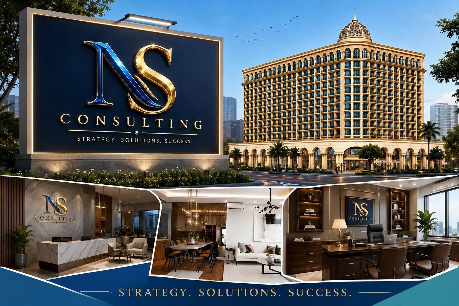 NS Consulting corporate headquarters and interior offices